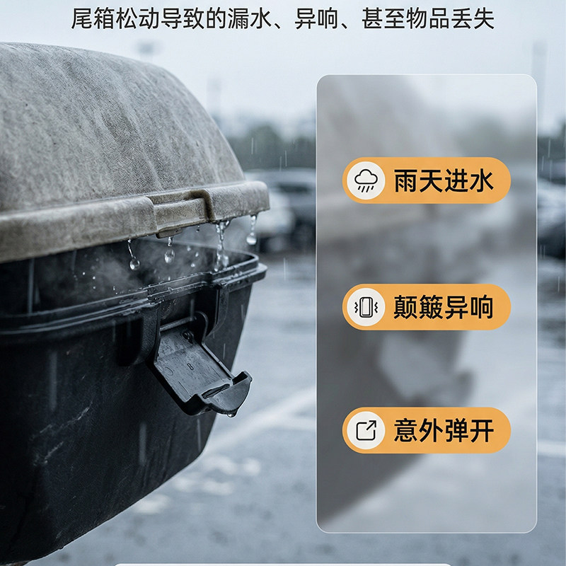 Yadi Original Trunk Lock Buckle T30/T60/G30/Oubin Electric Vehicle Trunk Lid Fixing Buckle Lock Accessories