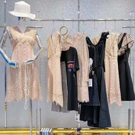 唯媚24夏商务休闲女装优雅干练连衣裙上衣裤裙品牌折扣尾货一手货