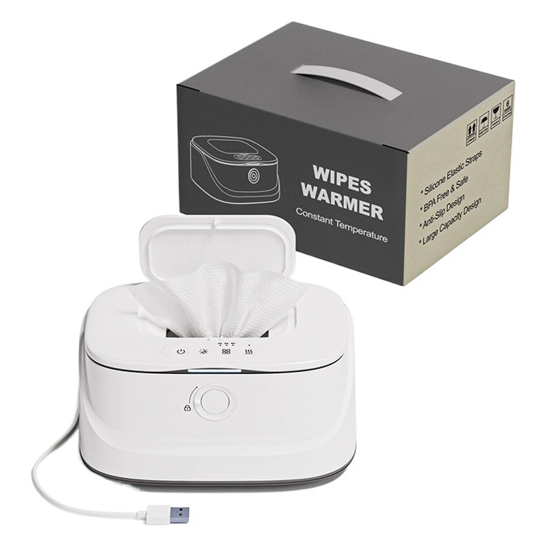 Оптовая продажа: портативный USB-нагреватель для детских салфеток Amazon с ночником и поддержанием постоянной температуры, подходит для автомобиля и молокоотсоса