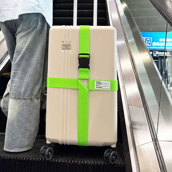 Travel essentials~Luggage straps, cross-body packing straps for studying abroad, outdoor travel, and airplane luggage reinforcement straps