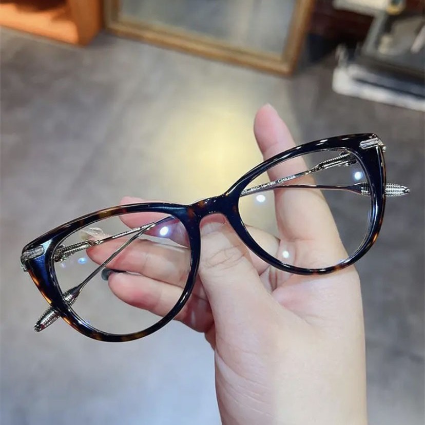 Red anteojos de luz azul nuevas gafas de marco de ojos de gato gafas personales gafas de negocios gafas de alta calidad gafas de luz