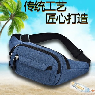New Men's and Women's Outdoor Sports Mobile Phone Bag Multi-functional Casual Shoulder Crossbody Bag Stall Collection Multi-layer Waist Bag Batch