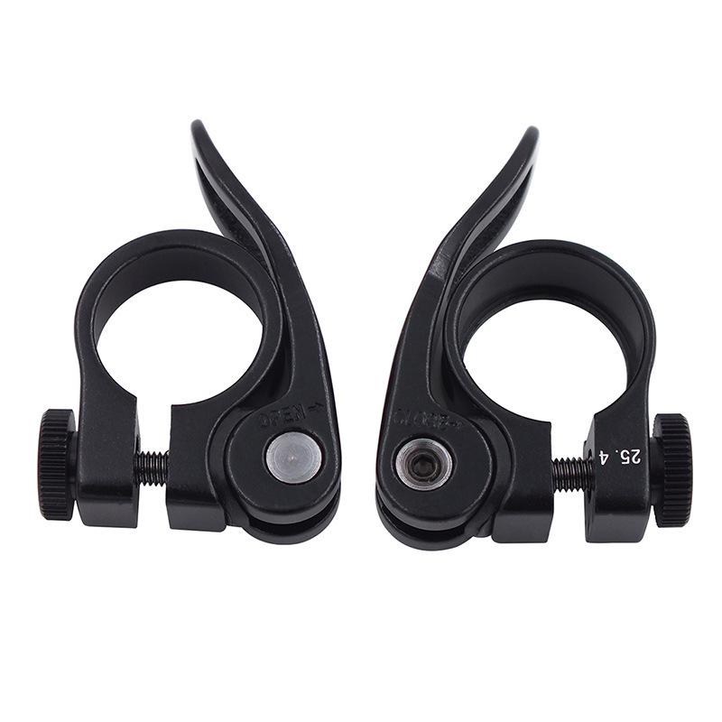 CANSUCC bicicleta 25,4mm Bloqueo de liberación rápida abrazadera de tubería adecuada para coche de equilibrio 22. Tubo de asiento de 2mm