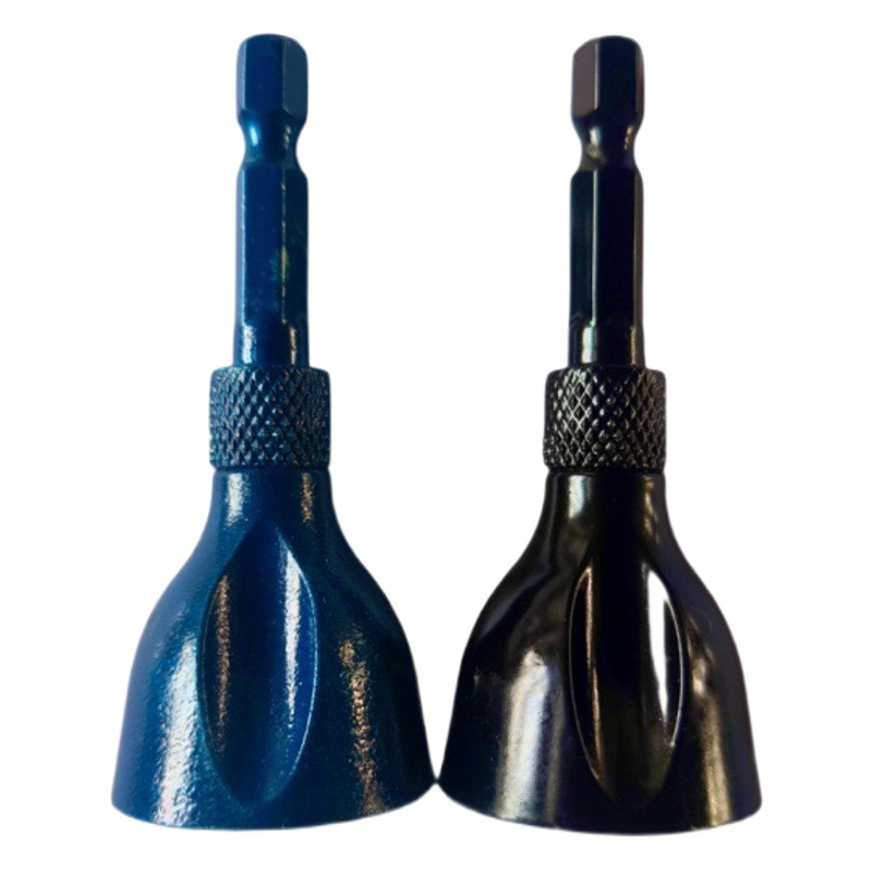 Dispositivo de biselado redondo desbarbado de metal de tres cuchillas de pulido nueva aleación hoja de rosca de esquina herramienta de taladro eléctrico