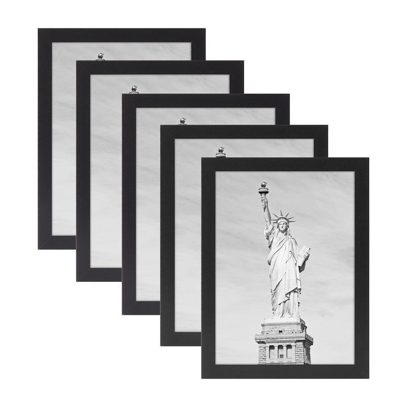 Handmade Wooden Photo Frame Custom Set of Ten Pieces, 10-Color Poster Frames, 10inch 18inch A3A4 Photo Wall Picture Frame Combination
