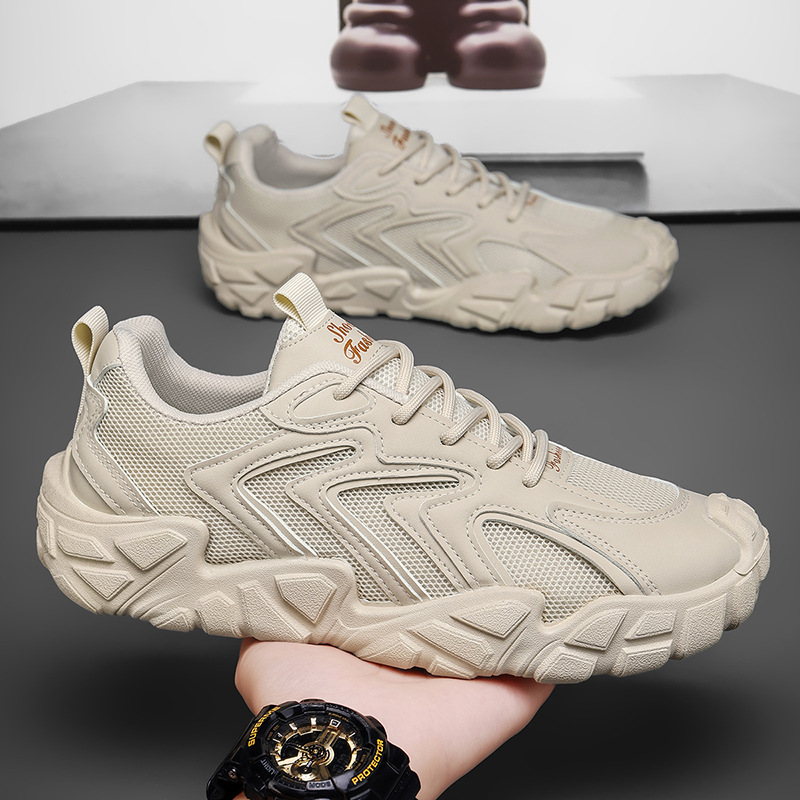 Zapatos de hombre verano 2026 nuevos zapatos de malla transpirables versátiles zapatos deportivos casuales suaves zapatos al aire libre ligeros antideslizantes