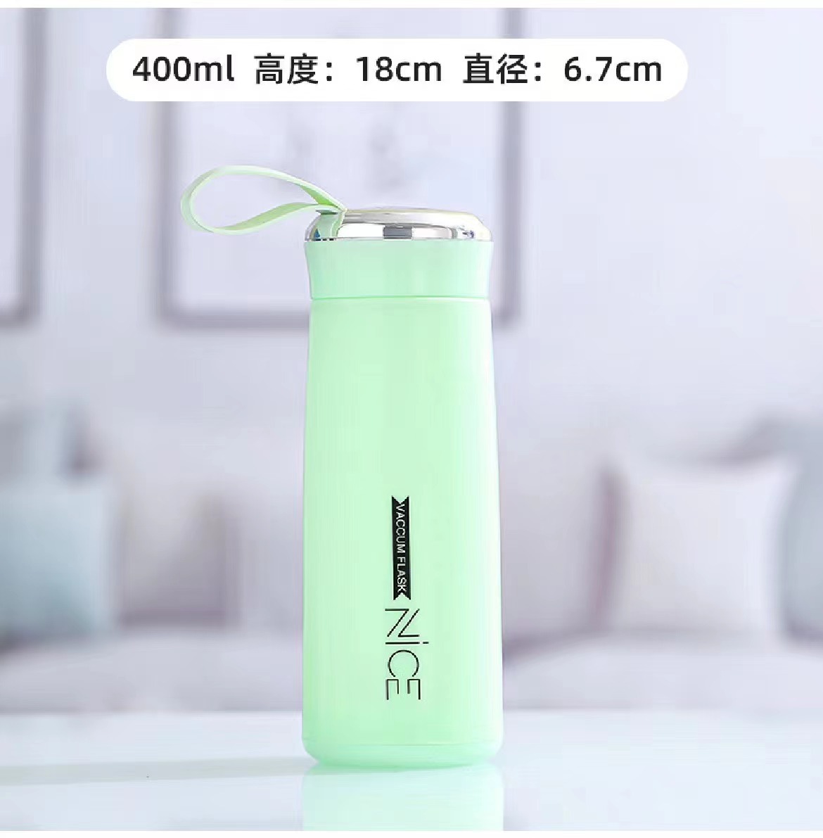 地推印字logo廣告杯開業進店引流小禮品水杯雙層便攜隨手杯批發