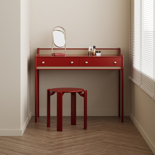 Simple and Luxurious Rattan Dressing Table, Light Luxury, Simple and Elegant Bedroom Furniture, Makeup Table with a Sense of Design S^