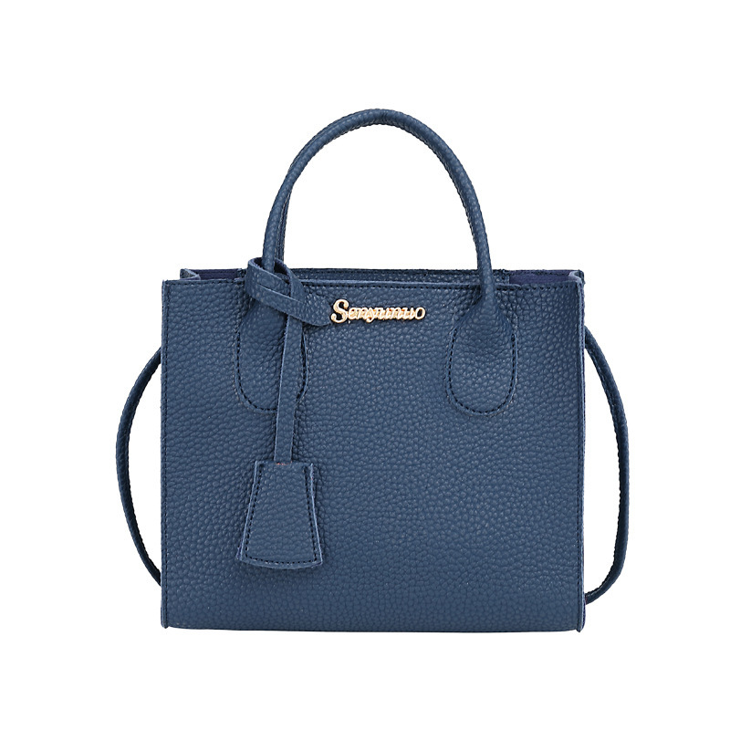Bolso de mano de comercio exterior 2025 nuevo bolso de mujer de comercio exterior estampado litchi bolso de hombro bolso de mujer fábrica directa