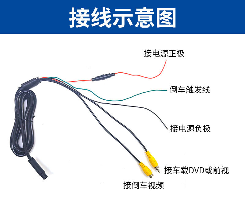 7 inch car rearview mirror display with AHD brake light camera suitable for Fiat Peugeot Citroen