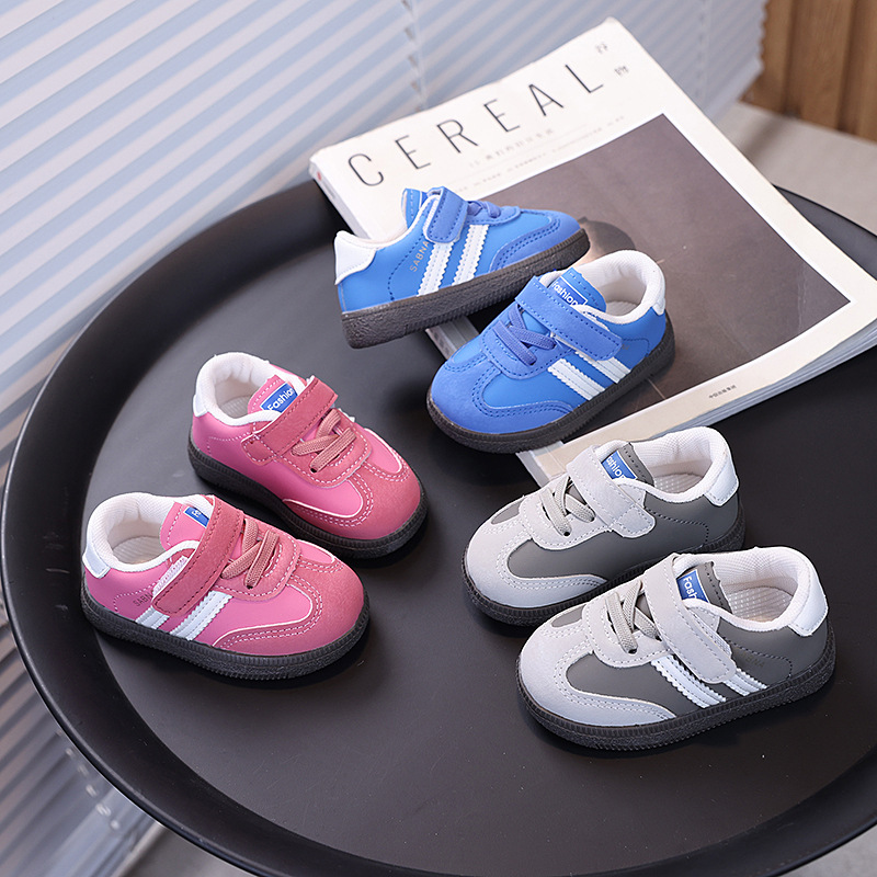 Zapatos de primavera y otoño zapatos para bebés con suela suave antideslizante para principiantes zapatos para bebés de 1 - 2 años de edad 0 para evitar la versión coreana universal