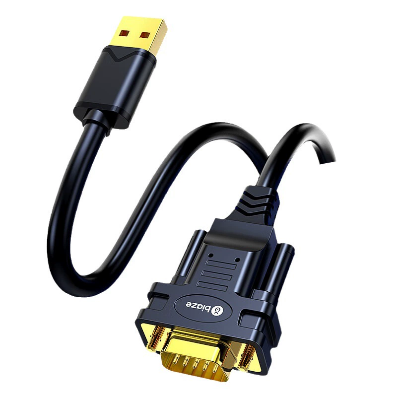 Кабель USB→RS232 промышленного класса BIYAZ, адаптер USB с британским чипом FT232, кабель DB9 штекер
