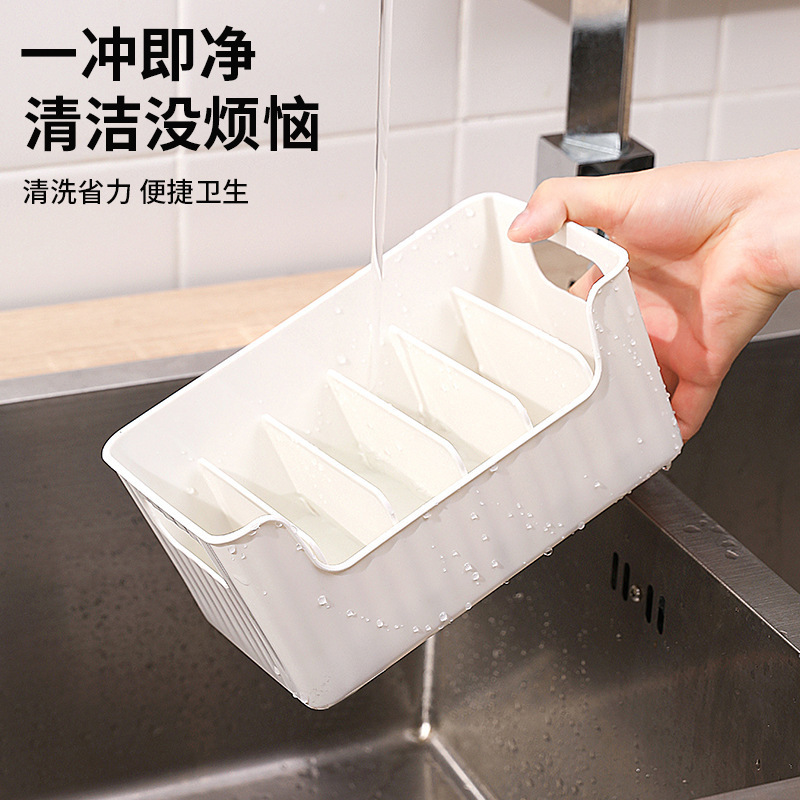 キッチン調味料袋収納デスクトップ調味料収納ラック調味料収納ボックス取り外し可能な醤油酢収納ラック|undefined