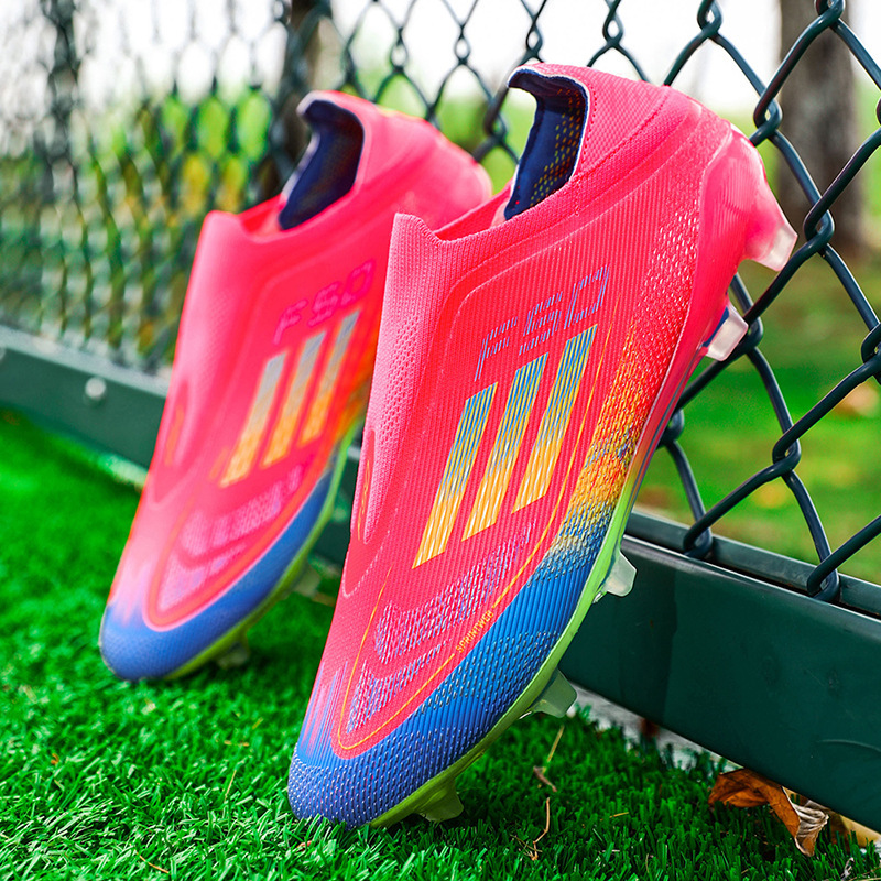 Zapatos de Fútbol con Tacos para Niños de TPU Ligeros y Flexibles para Césped Natural y Artificial
