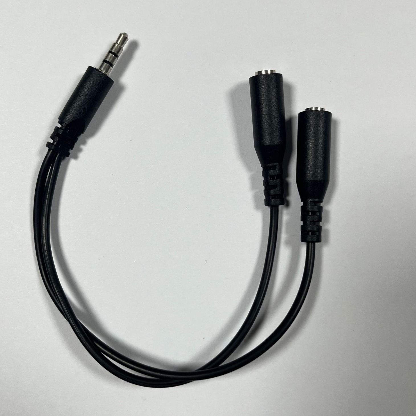 Adaptador de auriculares cable 3,5 dos-en uno USB2.0 cable de extensión cuadrado Puerto transmisión de datos cable macho a hembra