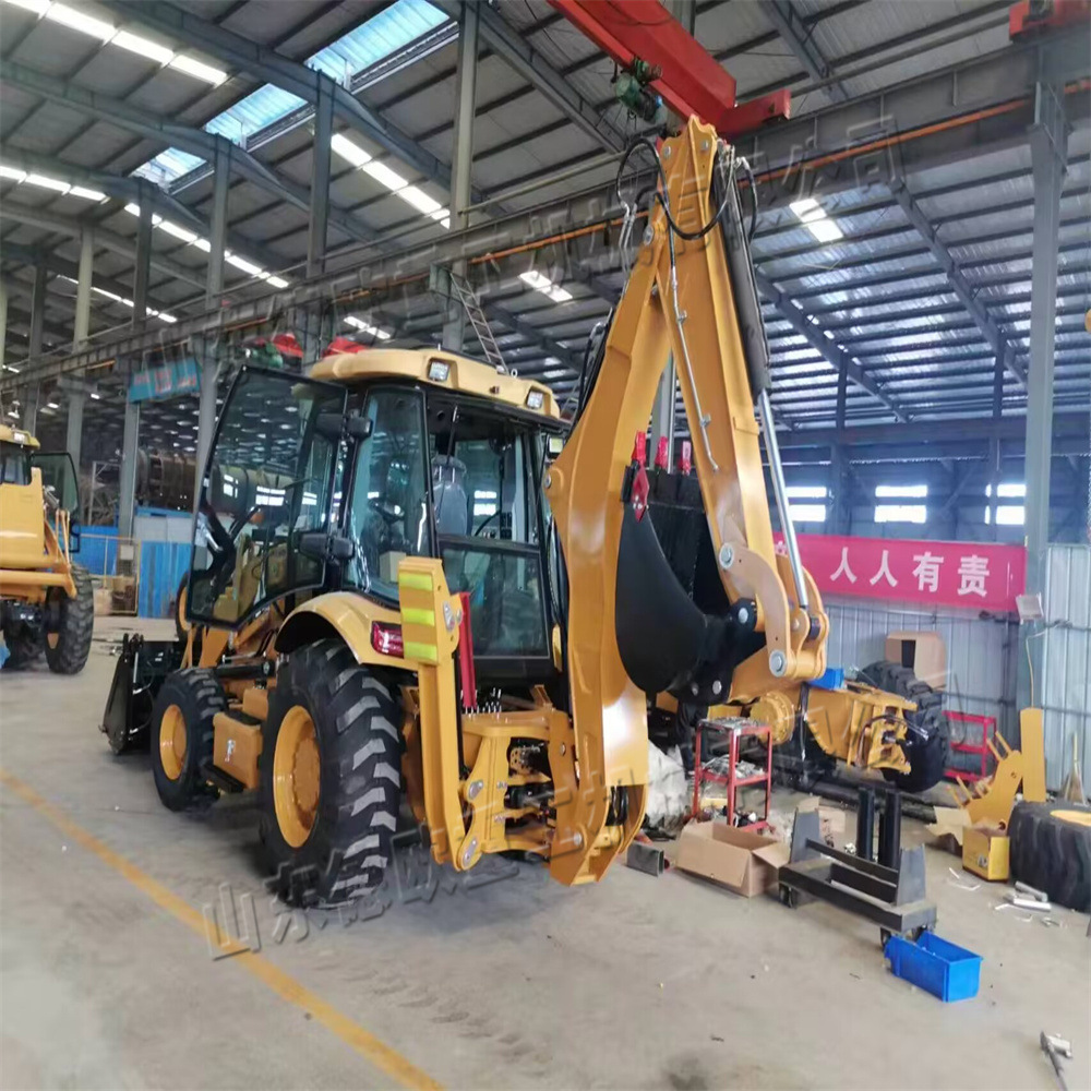 Wheeled orchard small wheeled excavator Excavator and forklift…