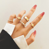 Ring, retro set, advanced accessory, European style, wholesale