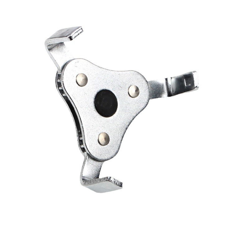 Mayorista redonda de tres garras plana de tres garras de doble propósito llave de grilla de aceite llave de filtro de tres garras bidireccional