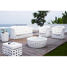 LJT303#户外家具阳台仿藤沙发艺术休闲庭院编藤沙发单人双人组合