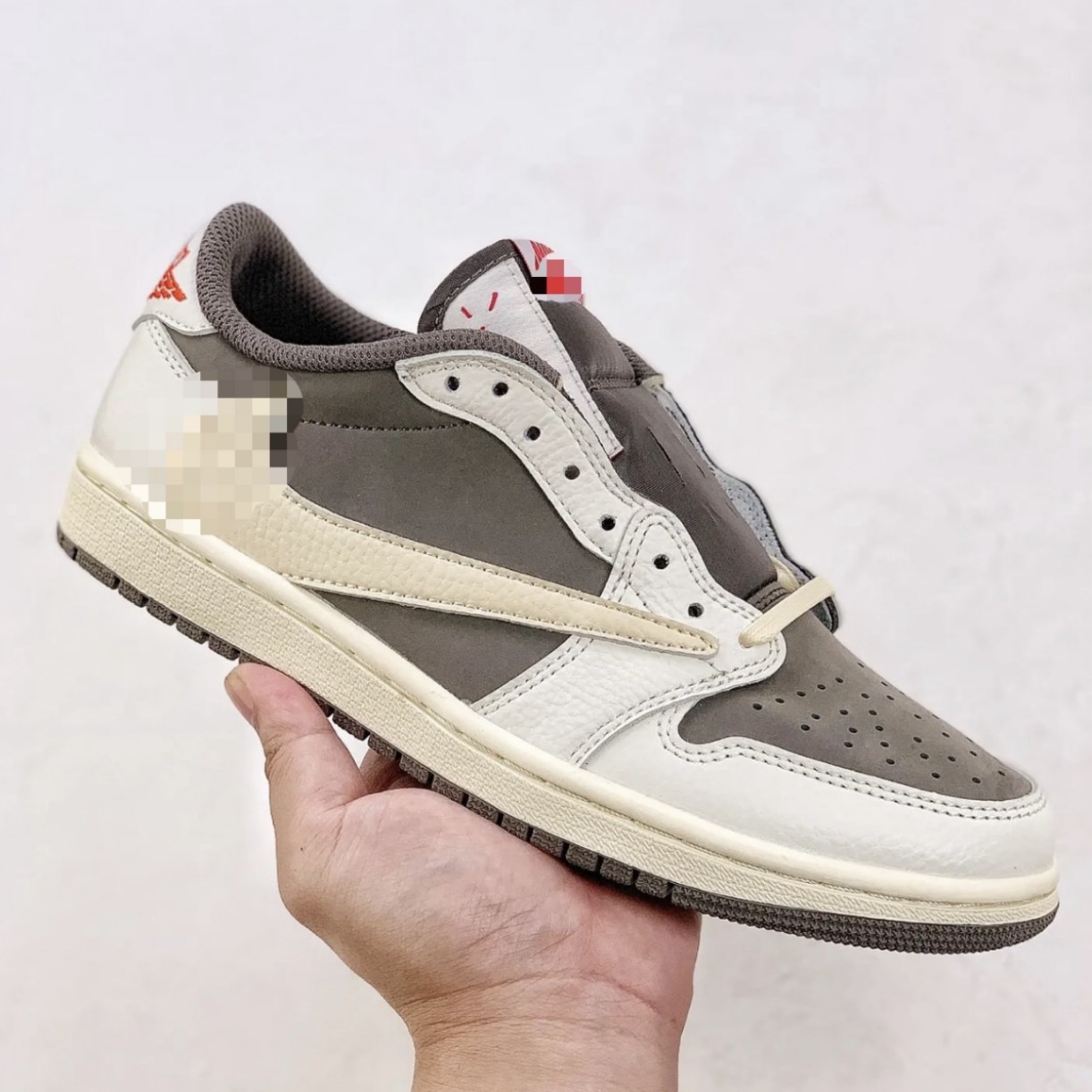 Cross-border AJ1 Reverse Hook sneakers series, featuring the Lightning Black Samurai, Fujiwara Hiroshi, and Mocha basketball shoes, as well as the Jordan 1, for men and women, suitable for casual and athletic wear
