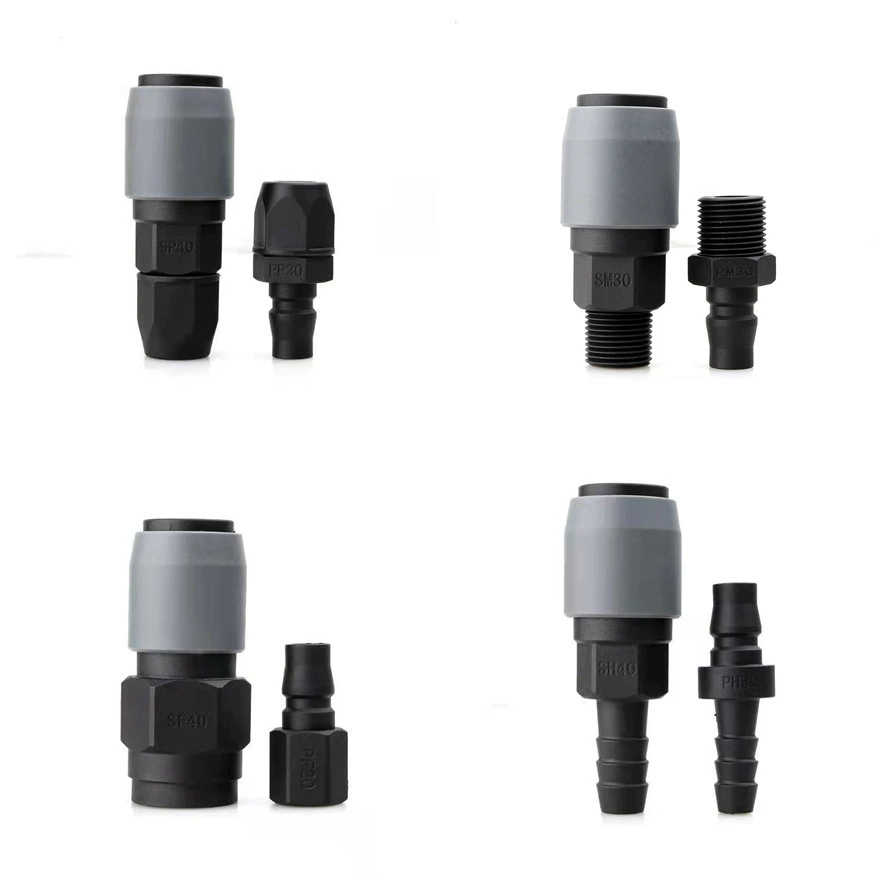Пластиковый стальной соединитель К-типа соединителя автозапчастей ПЭ-АШ СМПМ 20/30/40 СП СФ ПФ СХ пневматический