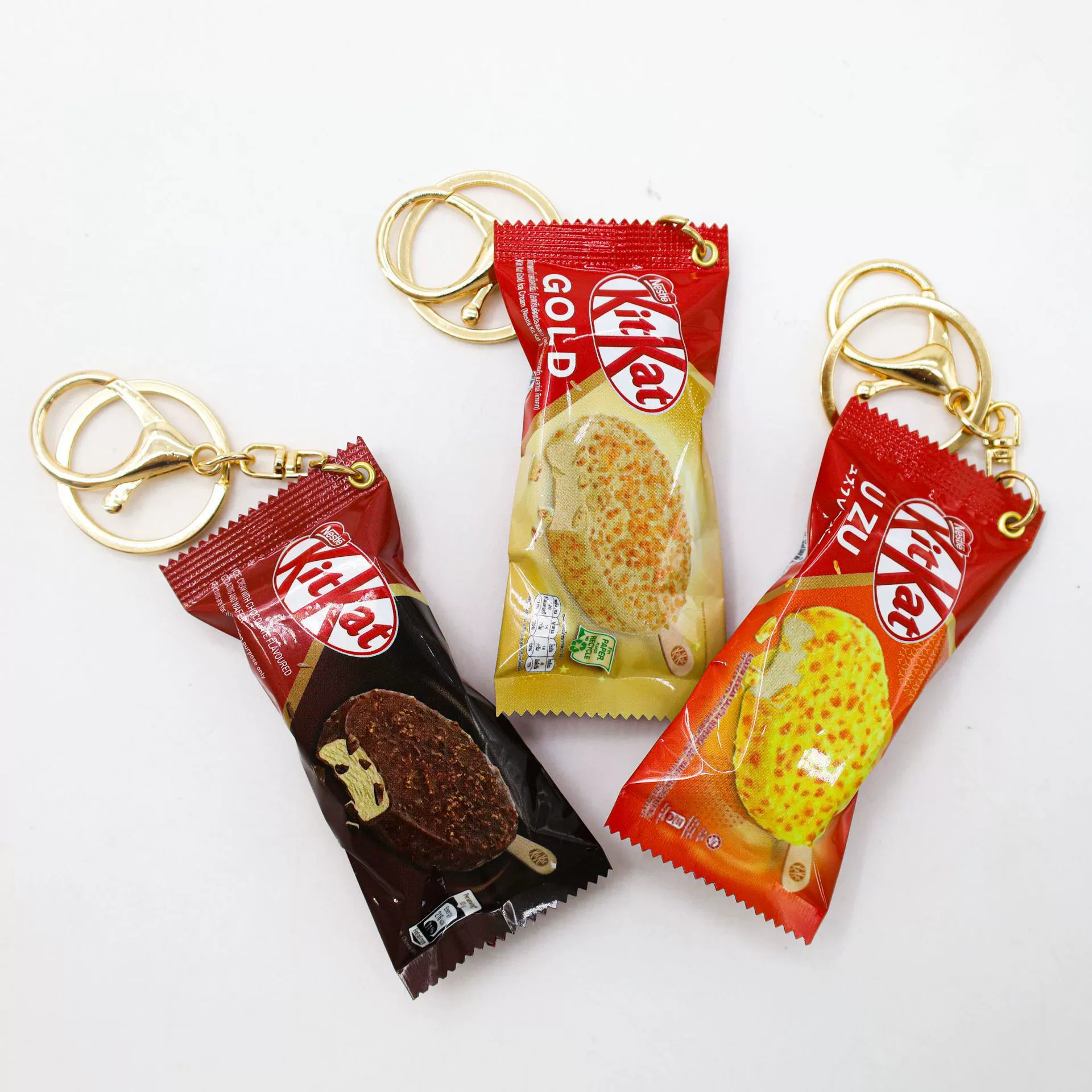 Хайохонгшу горячая модель Nestlé KitKat эскизная мороженая палочка брелок искусственное мороженое шоколадное мороженое подвеска подвешивается