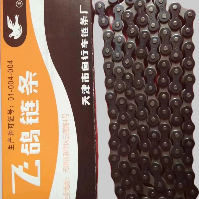 Летающий голубь Цепь 114 узлов Характеристики утолщенные велосипедные цепи для электромобилей складные автомобили для движения цепи односкоростная цепь