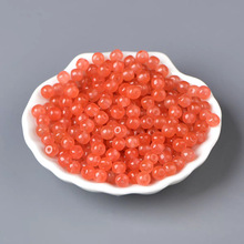 天然川料南红玛瑙樱桃红老型珠桶珠散珠子批发diy半成品手串文玩