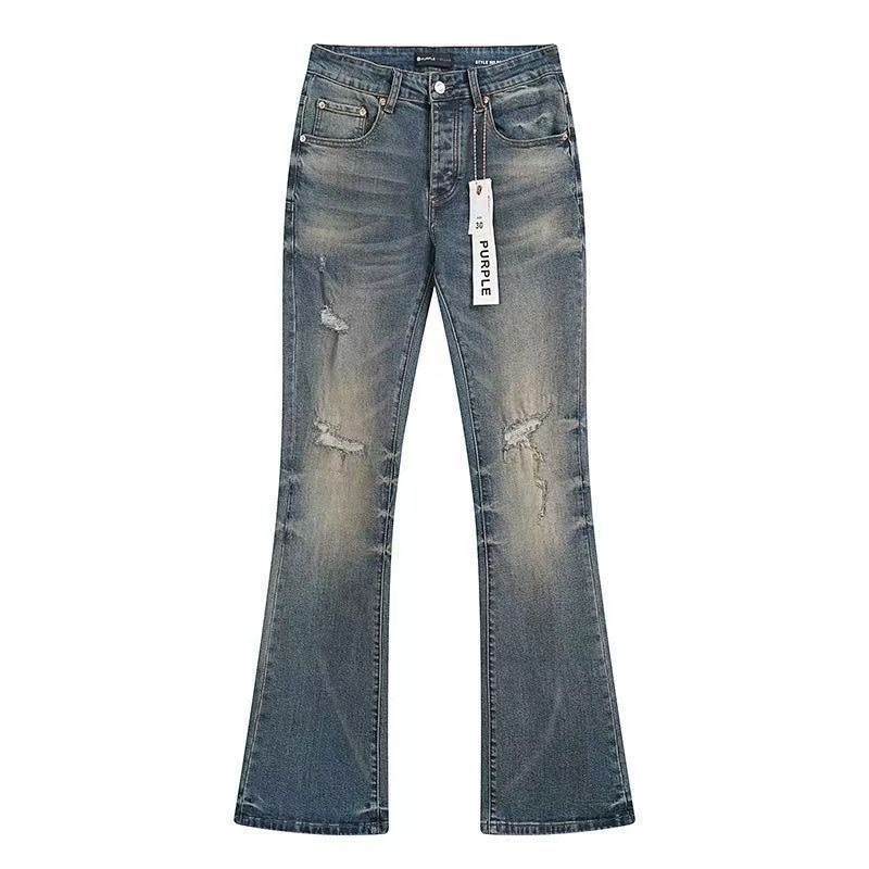 Purple Brand P004 Jeans Vintage Flare Blowout Light Indigo