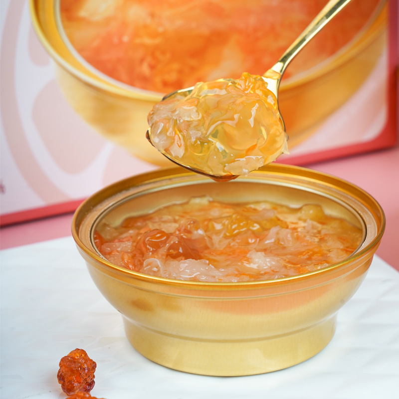 グレープフルーツ白茶ピーチガムカスタマイズ可能なすぐに食べられるピーチガムスープ食事代替朝食広東風デザート栄養価の高いお粥ODM/OEM|undefined