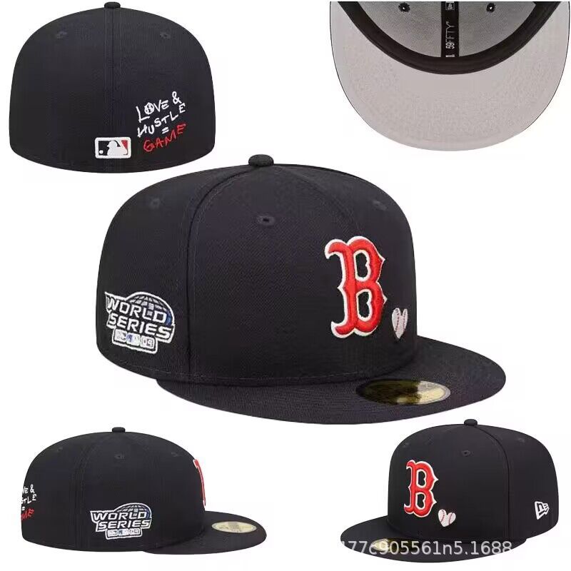 Todo cerrado, no ajustable, anti-uso de sombreros de béisbol al por mayor de comercio exterior de LA, hombres y mujeres, sombrilla de hip-hop estadounidense, sombrero de ala plana NY