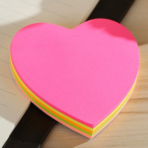 Post-it fluorescente simple desgarrable color sólido notas de la oficina notas de papel de notas estudiantes N veces pegado Post-it