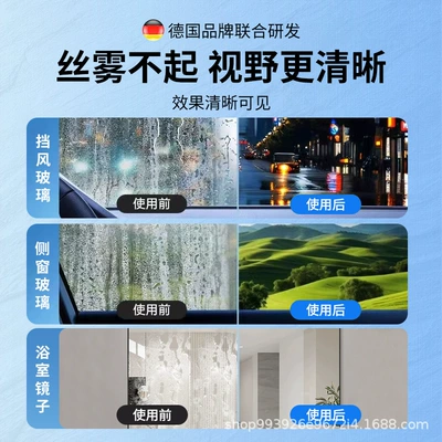 Automotive glass defogging agent Agent Winter Car Glass