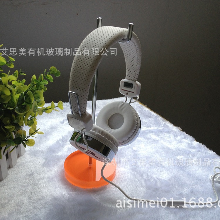 深圳专业耳机架生产工厂 创新颜色可选 亚克力耳机展示架