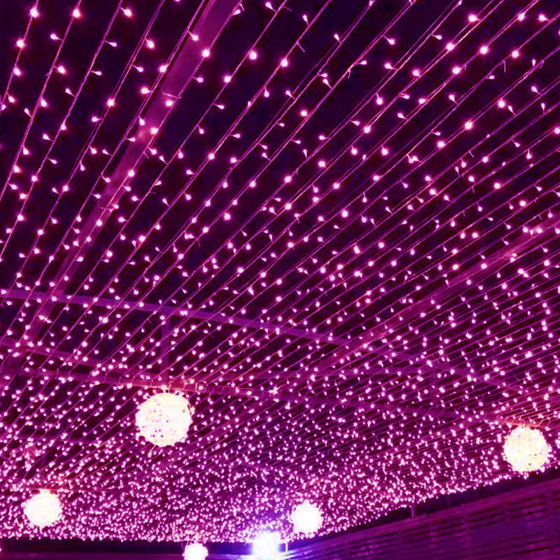 Luz LED pequeña, luz intermitente, luz de cadena, luz de gypsophila, color colorido, cambio de color, hogar al aire libre, decoración del año nuevo chino, luz de neón