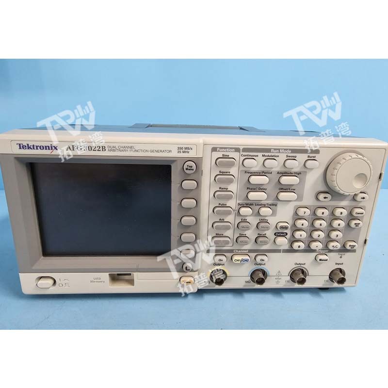 Tektronix 泰克 AFG3022B 双通道 任意波形函数发生器 25 MHz