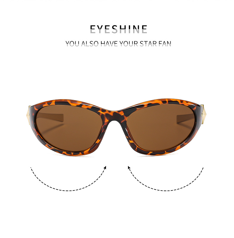45g Weight Full Frame Glasses Structure Sunglasses Classification PC, UV400 Protection Lens Material Special-Shaped Mirror Glasses Style Outdoor, Travel Occasion Geometric Pattern Unisex Gender Streetwear Style Streetwear Geometric PC UV400 Protection Special-Shaped Mirror Full Frame Men's Sunglasses 1