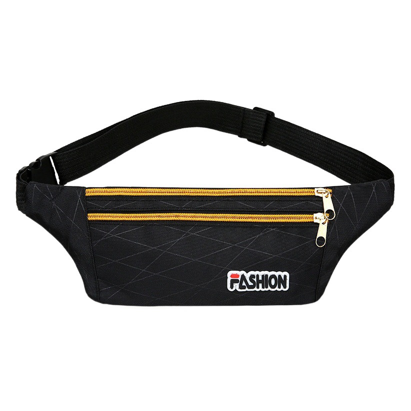 Men's and women's waist bag New stall cash register mobile phone bag Leisure running sports close-fitting chest bag business mobile phone coin purse
