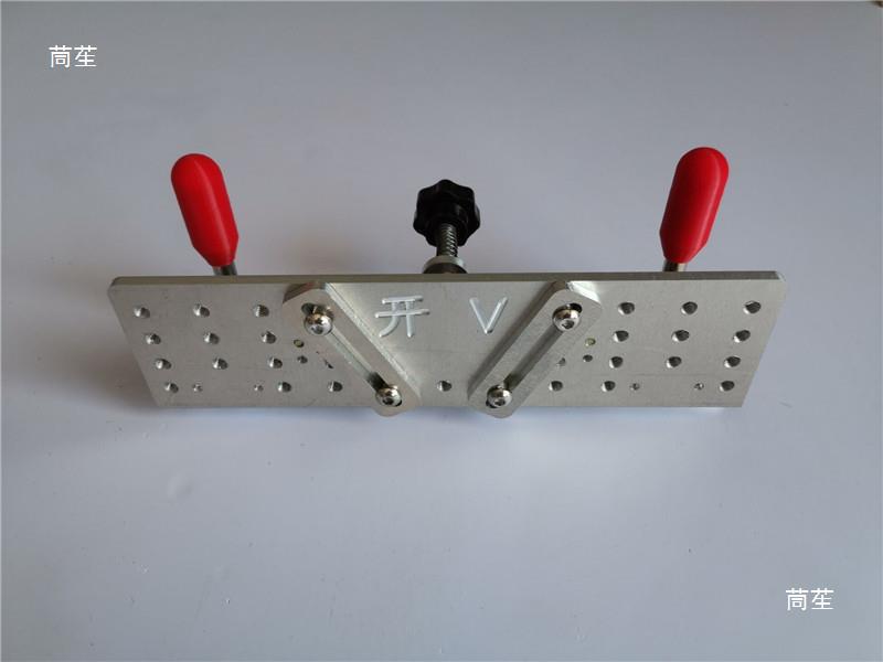 全新砂带机开V夹定角磨刀架手持平推不锈钢开粗开多功能DIY工具