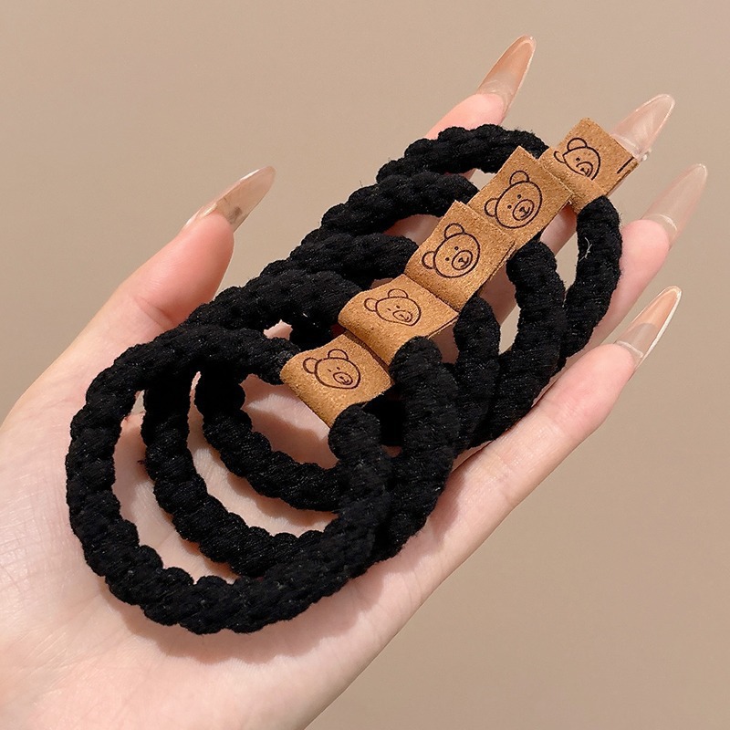 Correa curry para mujeres cuerdas de cabeza de cola de caballo alta anillo de cabello duradero verano 2025 nuevo cabello de alta elasticidad para adultos