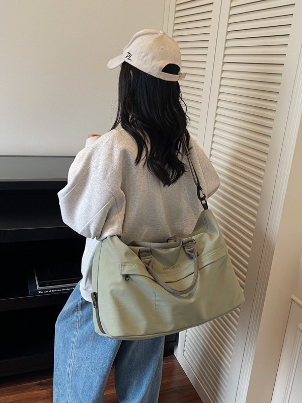 短途旅行大容量行李包轻便百搭时尚单肩包男女通用瑜伽运动健身包|undefined