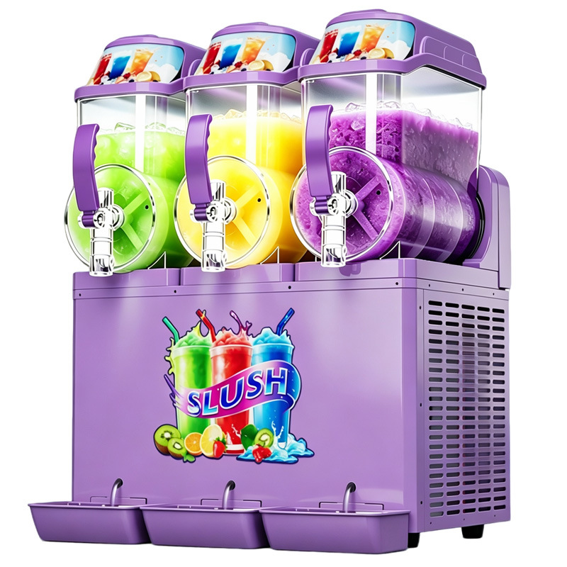 Máquina de Granizados Comercial de un Cilindro, Dos Cilindros, Tres Cilindros, Máquina para Derretir Nieve, Máquina de Smoothies, Máquina de Jugos, Máquina de Bebidas Frías, Máquina de Granizados image 18