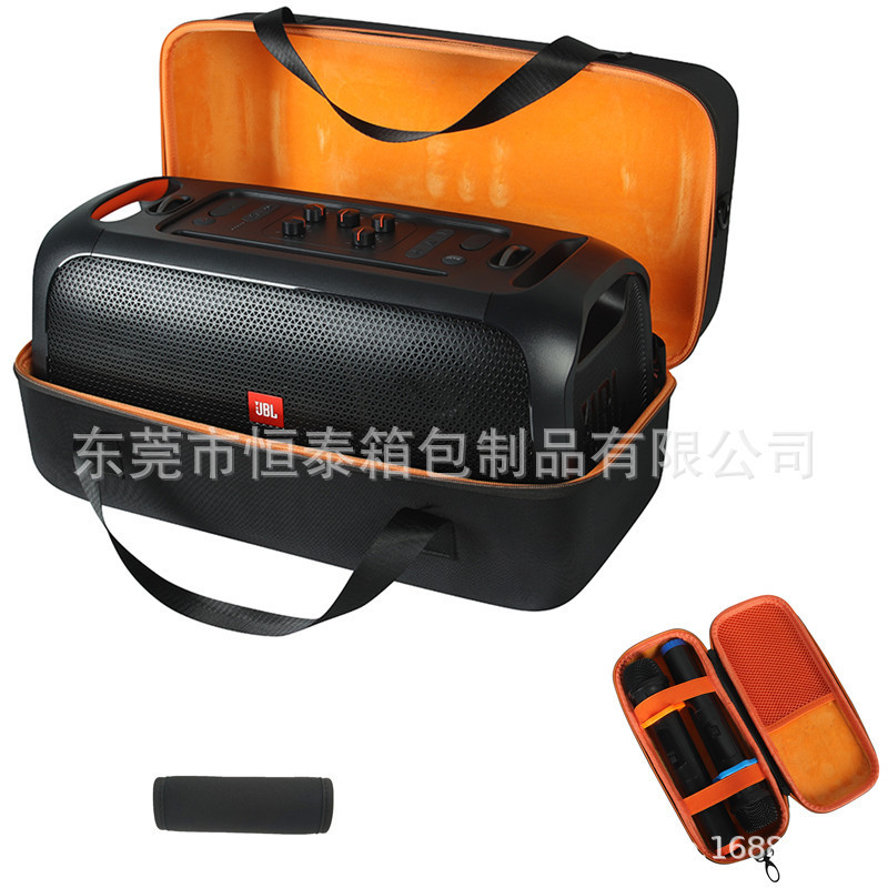 For JBL PARTYBOX ON THE GO Bluetooth Speaker EVA Storage Box Protective Case Outdoor Carrying Case