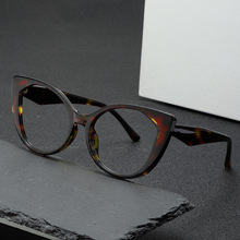 跨境欧美爆款旅游凹造型大框猫眼墨镜太阳眼镜ins时尚镂空腿爆款