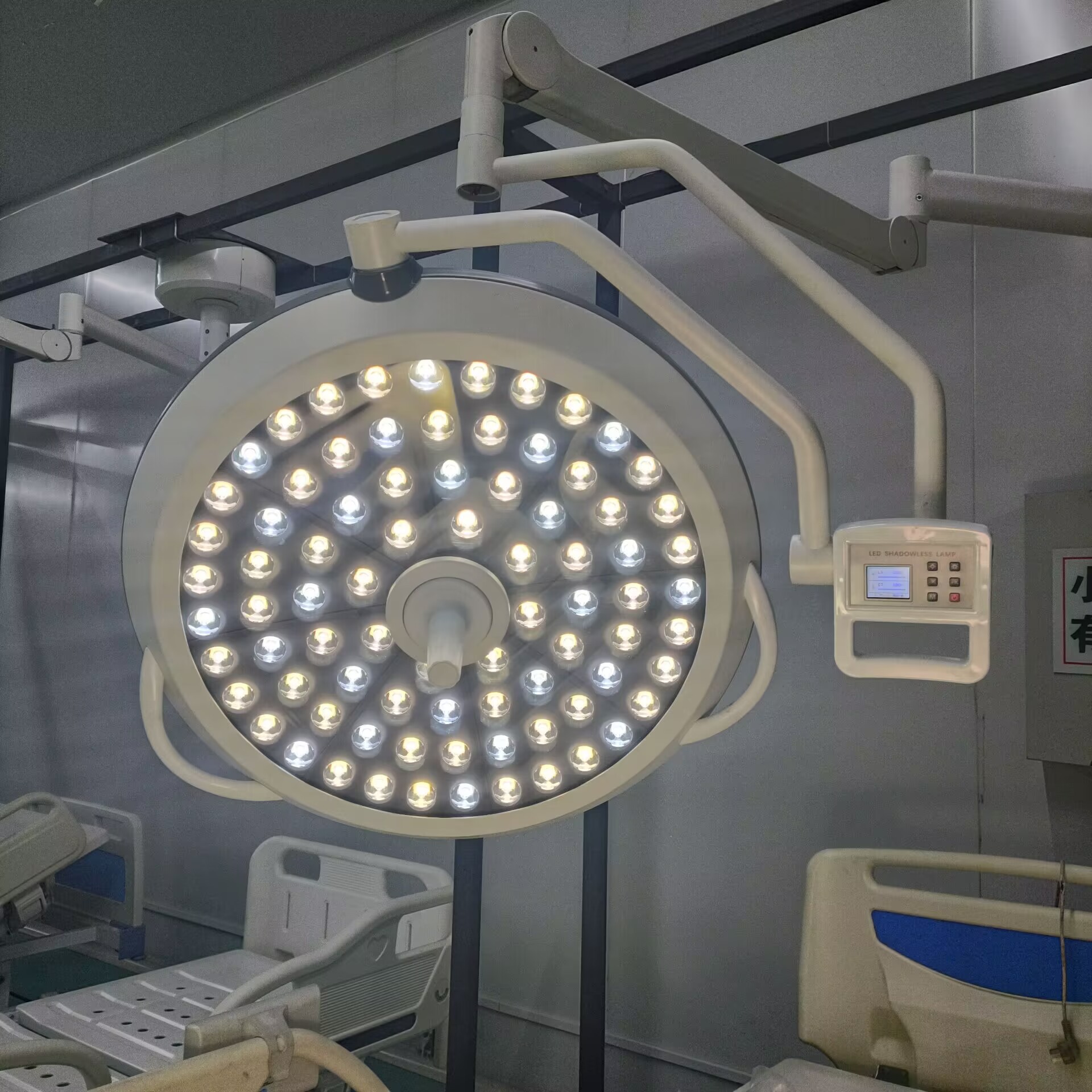 LED medical shadowless lamp overall reflection double-head surgery…