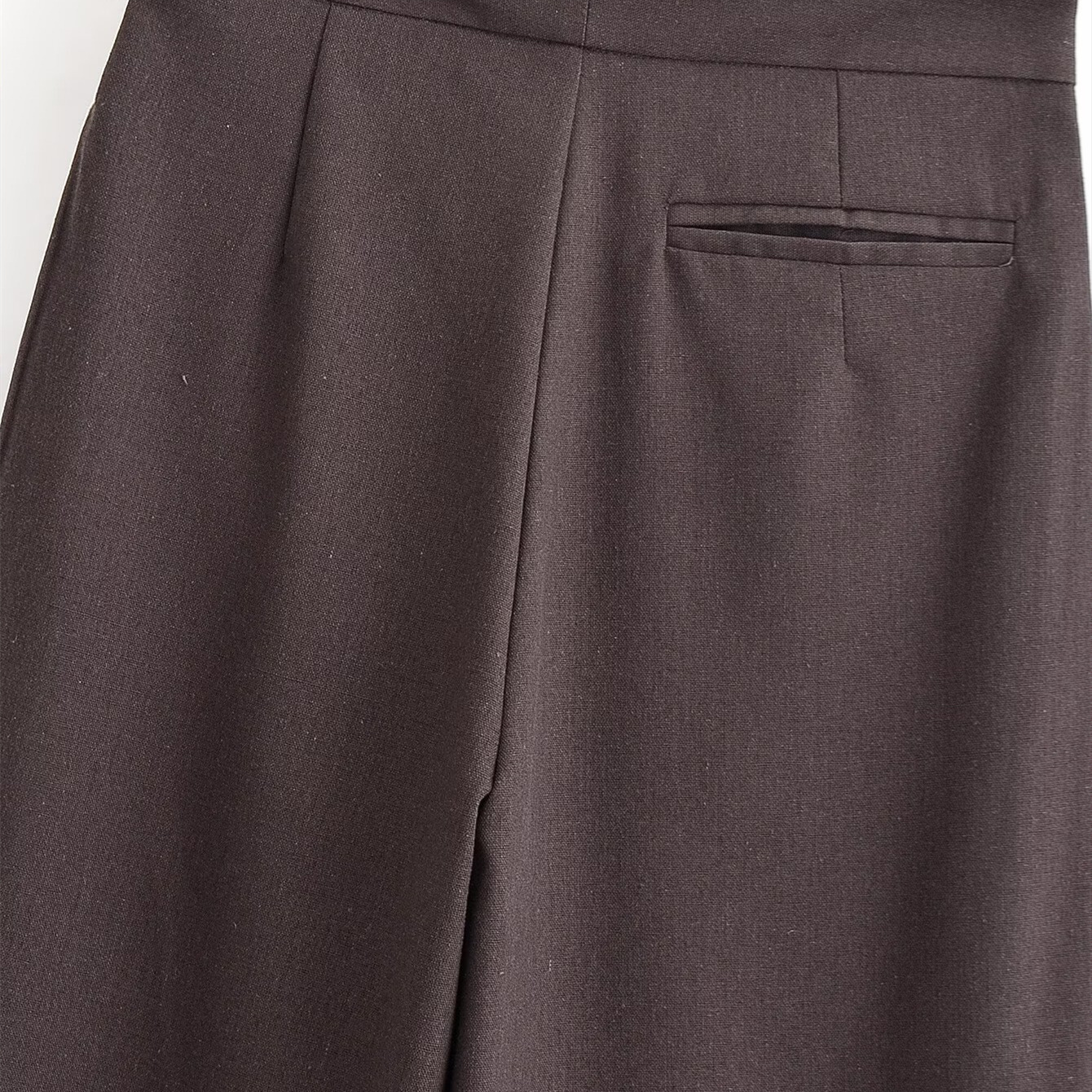 GraceChic BSK&TRAF Women's Clothing 2025 Autumn New Linen Kimono Style Suit 8426329 Scimitar Pants 7627242_voghion.com