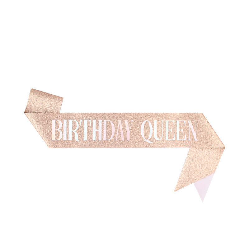 Corona para reina de cumpleaños, diadema con pedrería y letras BIRTHDAY QUEEN, decoración para fiestas