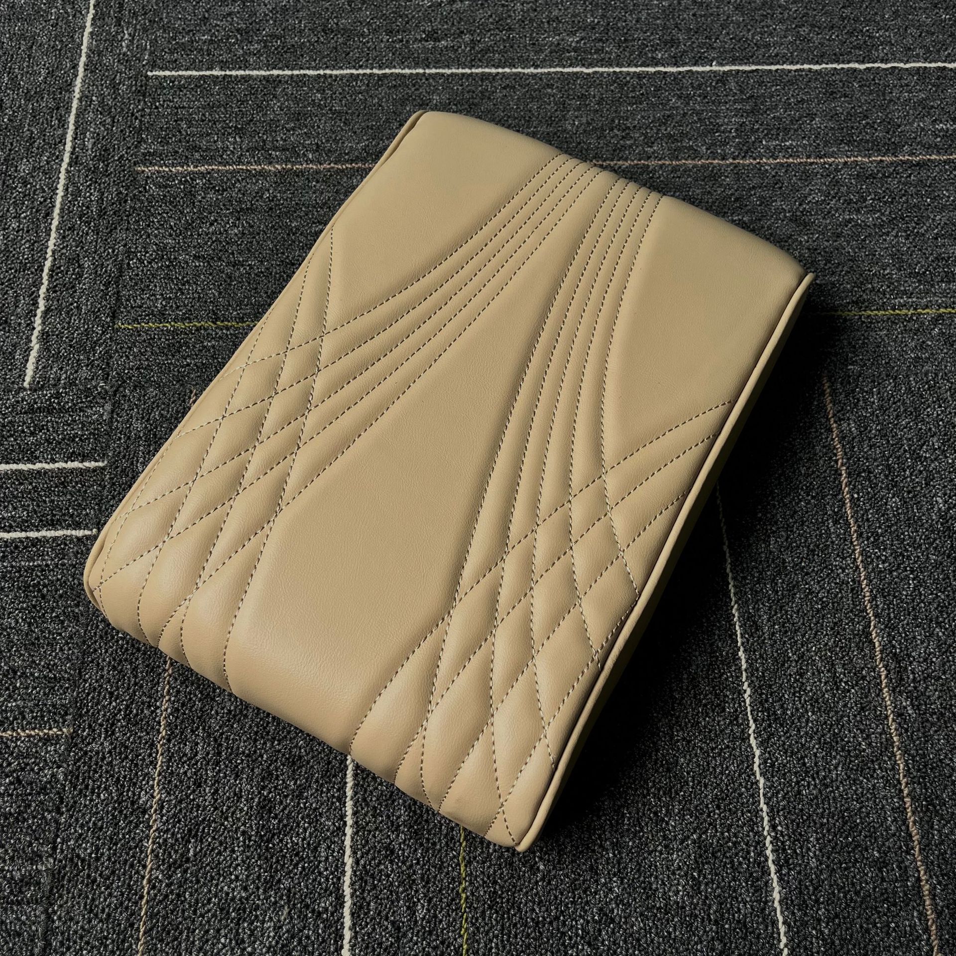 Armrest Box Heightening — Universal Armrest box - beige