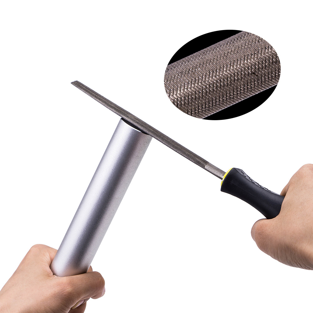 ZTTO lima bicicleta de montaña lima de pulido de metal tenedor delantero corte de tubo herramienta de lima de acero para rebabar