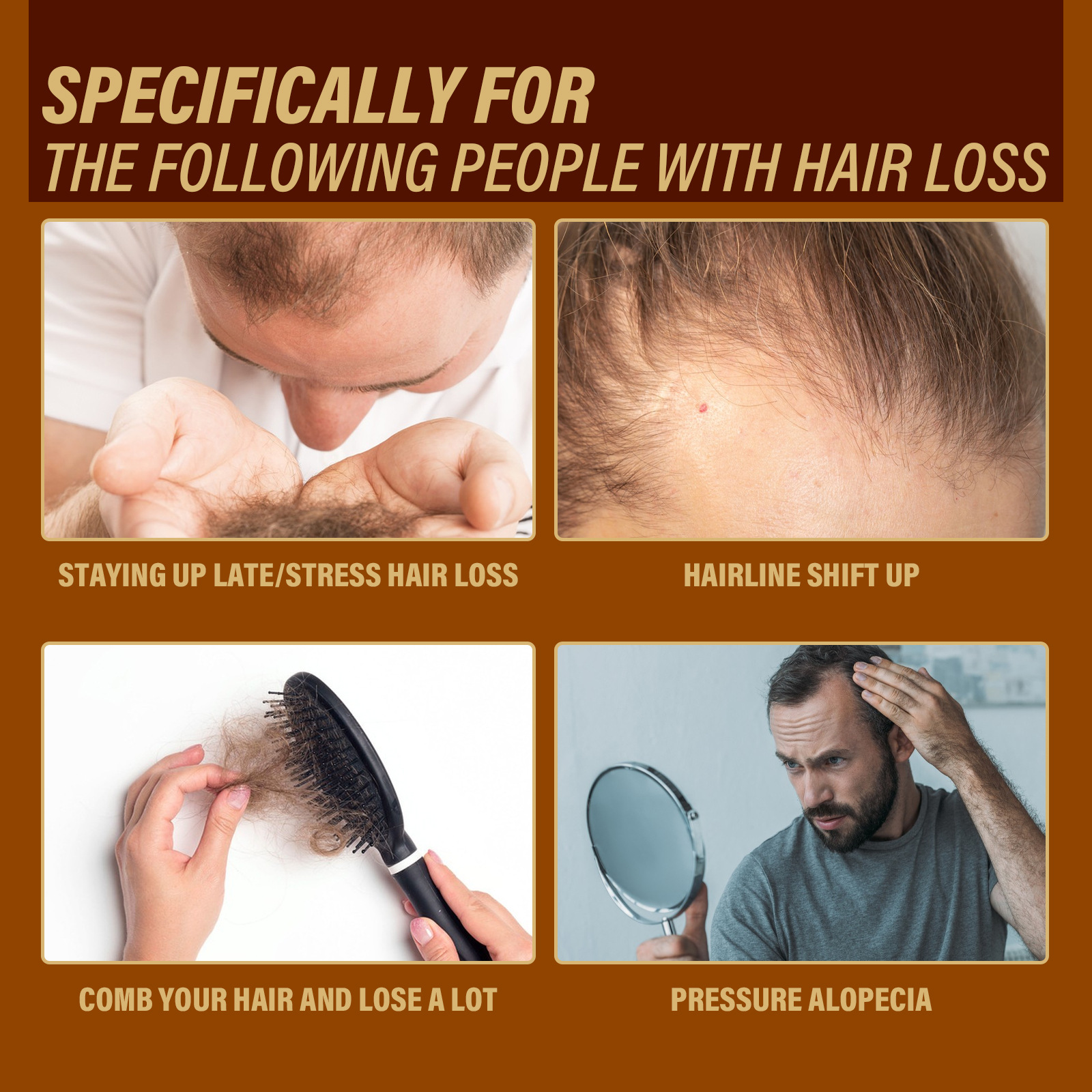 OUHOE Ingvera augšanas esence. Mitrinoša, barojoša, izturīga, atjauno matu folikulu bojājumus, sausiem, apmatotiem matiem._voghion.com